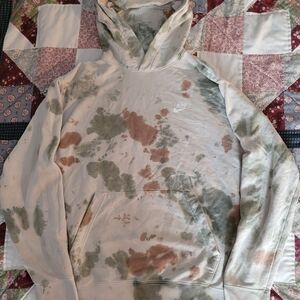 Young Mens Gift Warm Nike Men's Camo Tie-Dye Hoodie Sz. Lg.